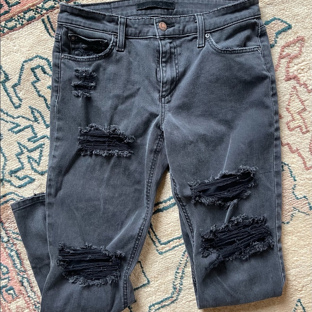 Joes Ex-Lover Straight Crop in Faded Black